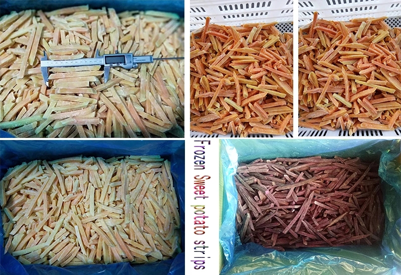 Factory Price Frozen Vegetables IQF Frozen Sweet Potato