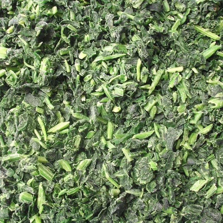 China IQF Frozen Spinach Cut Vegetables